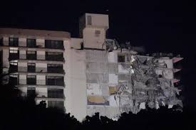 Un palazzo di 12 piani è crollato nella notte a miami, ci sarebbe almeno un morto. Ox7t4ckabzhp1m