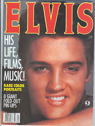 ELVIS, HIS LIFE, FILMS, MUSIC! RARE COLOR PORTRAITS ~ 8 GIANT FOLD-OUT  PINUPS