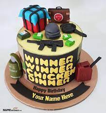 While picking a garena free fire name is actually quite challenging, changing your font isn't. Pubg Birthday Cake With Name For Game Lovers