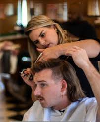 Paul Mole Barbershop Mullet Cut and Photoshoot. New York, NY. August 27,  2019.