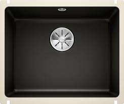 Blanco subline is impressive for its uncompromising bowl size and compact look. Subline 500 U Silgranit Black W O Drain Remote Control Blanco