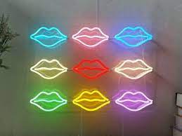 Soothing Atmosphere Such As Music Or Flowers So Whether Hanging On The Wall Table Or Floor This Neon Lamp Will Be T Neon Sign Bedroom Neon Signs Neon Decor