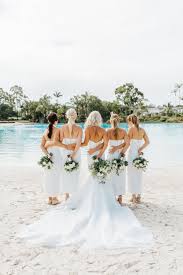 How To Have An All White Wedding On The Gold Coast Beach Wedding Attire Beach Wedding Photos All White Wedding