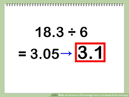 How To Convert A Percentage Into A 4 0 Grade Point Average