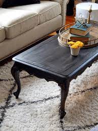 Sorry for the blurry image but i wanted you to see how it looked after the first. Classic Black Gold Coffee Table Coffee Table Upcycle Gold Coffee Table Coffee Table