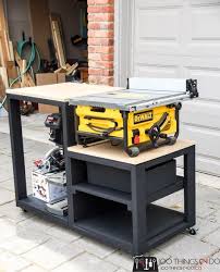 Table Saw Stand My Garage Tischkreissage Sage Holzwerken