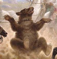 Extinct mexican silver grizzly ursus arctos nelsoni esa. Cowboys Roping A Bear Denver Art Museum