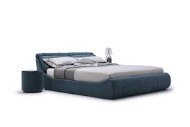 Quality Modern Bed Design With Curved Lines Handcrafted In A Fabric Finish Http Www Dslfurniture Com Beds Html Bed Design Modern Bed Design Modern Bed