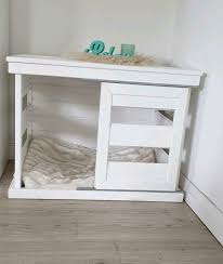 Hundebox Kennel Holz Weiss Landhaus Shabby Chic In Schleswig Holstein Kaltenkirchen Ebay Kleinanzeigen In 2020 Hundebox Hundehaus Diy Hundezimmer