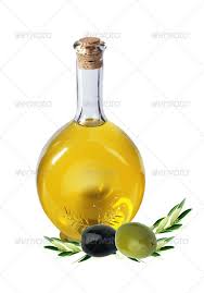 Branch With Olives And A Bottle Of Olive Oil Isolated On White Oils Olive Oil Bottle