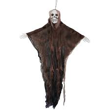 Add to favorites soft plush house ornament decor fabric hut cottage red green brown black linen cotton rustic wabi sabi door hanger housewarming hostess gift. 35 Inch Hanging Fabric Poseable Skull Ghost Halloween Decoration 2 V One Holiday Way