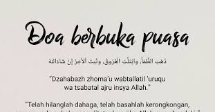 Simak doa berbuka puasa sesuai sunnah rasulullah berikut ini. Doa Berbuka Puasa Sunnah Rumaysho