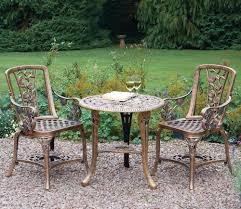 Patio & garden furniture └ yard, garden & outdoor living └ home & garden all categories antiques art automotive baby books & magazines business & industrial cameras & photo cell phones & accessories clothing, shoes & accessories coins & paper money collectibles computers/tablets. Bronze 3 Piece Rose Arm Chair Patio Set For 2 Bistro Table Outdoor Outdoor Tables And Chairs Small Table And Chairs