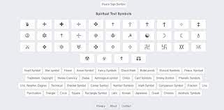 Cool japanese symbols copy and paste. Spiritual Symbol Flower Symbol Peace Sign Symbol Text Symbols