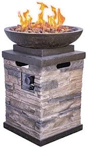 Quality & service that beats big box stores. Bond Manufacturing 63172 Newcastle Propane Firebowl Column Realistic Look Firepit Heater Lava Rock 40 000 Btu Outdoor Gas Fire Pit 20 Lb Pack Of 1 Natural Stone Buy Online At Best Price In Uae Amazon Ae