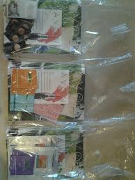 Avon Goodie Bags Hand Delivered To Local Businesses Complete With Books Samples Flyers Order Slips Avon Party Ideas Avon Business Avon
