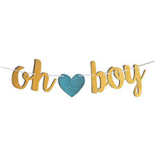 Oh Boy Baby Shower Banner Baby Shower Banner Boy Baby Shower Banner Boy Printable Baby Shower Banner