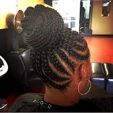 40 Updo Hairstyles For Black Women Ranging From Elegant To Eccentric The Right Hairstyles Braided Hairstyles Updo Updo Hairstyles For Black Women Hair Styles