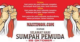 Untuk memperingati hari sumpah pemuda ini, maka aplikasi adalah berisi kumpulan kata kata penyemangat tentang sumpah pemuda yang dapat digunakan untuk dibagikan di sosial media maupun aplikasimessenger. Kata Kata Dan Kartu Ucapan Sumpah Pemuda Terbaru Yang Unik Mastimon Com