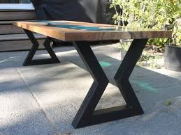 80x8mm steel kitchen table legs. Hourglass Metal Table Legs Dining Table Legs Coffee Table Etsy
