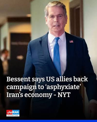 US Treasury Secretary Scott Bessent said Tuesday that he was optimistic the European Union, Britain and the United Arab Emirates were prepared to support Washington's new campaign to intensify economic pressure on