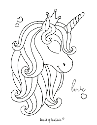 Free printable unicorn coloring pages. The Best Unicorn Coloring Pages For Kids Adults World Of Printables