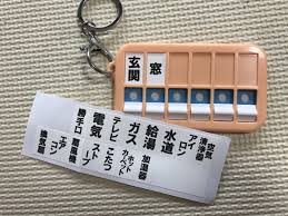 火の元 戸締りチェッカー お支度 片づけキーホルダーになる ガムシャラナ子育て