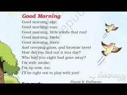 20 + best poems for recitation competition. Ncert Class 3 English Marigold Chapter 1 Good Morning Poem Recitation Youtube