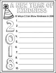 Celebrate The New Year Resolutions And Kindness In Your Classroom A Complete Classroom Writing Activ New Years Activities Writing Activities Teaching Writing