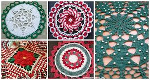This is one of the prettiest free crochet table cloth patterns. Christmas Doily Crochet Free Patterns