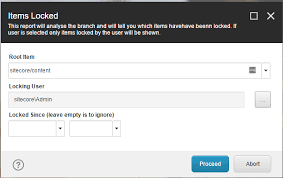 In my last post i showed a way to unlock locked items of a user when. Getting Locked Items Spe Sitecore Stack Exchange