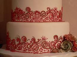 Red White Henna Cake Details Henna Cake Cake Mehndi Cake