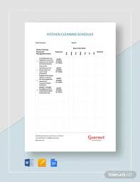 Since deep cleaning is a little more involved, there are a few special things to consider when creating your checklist. 10 Kitchen Cleaning Schedule Examples Commercial Weekly Restaurant Examples