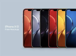 Free Download Elegant Iphone Xr Mockup In 6 Colors Psd Freebies Free Mockup Iphone Mockup Psd Free Iphone