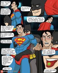 Damijon 4 - Batman X Superman comic porn | HD Porn Comics