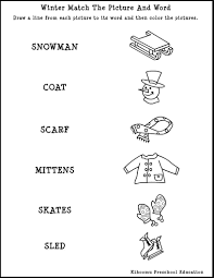 Winter Song And Free Printable Reading Worksheet For Winter Kindergarten Reading Worksheets Kindergarten Worksheets Weather Worksheets