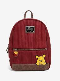 It features a metal loungefly x disney brand plaque, main zipper compartment, front zip compartment, and two side rated 5 out of 5 by bloofaerie from tigger loungefly the details are beautiful and the receiver loves it. Loungefly Disney Winnie The Pooh Corduroy Mini Backpack Boxlunch Exclusive Cute Mini Backpacks Mini Backpack Bags