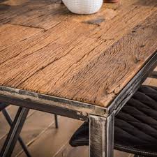 Y tréteau + plates is a table that resembles the ones you saw in the industrial loft of artists, where goofed with the creation of their works. Table A Manger Bois Brut Recycle Treteau Metal 150 Cm Omsk Tables A Manger Pier Import