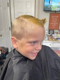 Archer with his haircut for Kindergarten. ✂️