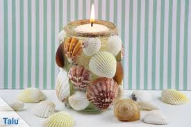 Windlicht Basteln 4 Kreative Diy Ideen Talu De Basteln Mit Muscheln Windlichter Basteln Basteln