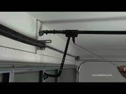 To manually open most garage doors, you simply pull a corded handle that is attached to the door. How To Disconnect Your Garage Door From Your Chamberlain Garage Door Opener Youtube