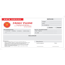 Contoh nota service ajibcell dan segel via ajibcellgroup.blogspot.com. Nota Custom Ukuran 1 3 Folio Shopee Indonesia