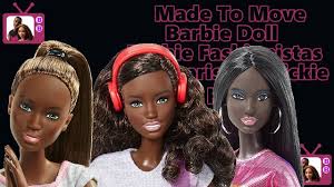 In this video, i unbox a beautiful articulated dark skinned barbie. Made To Move Barbie Doll Comparison Pt 2 Dark Hair Floral Print Rainbow Dress Youtube