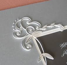 It uses basic quiling folds and is really easy to mak. Quilled Wedding Invitation A Quilled Greetings Card Quilling And Cardmaking On Cut Out Keep