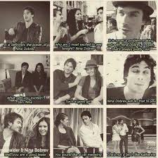 A love story  niannian cute and funny moments! Haha Ian Somerhalder About Nina Dobrev So Cute Vampire Diaries Funny Vampire Diaries Damon The Vampire Diaries 3