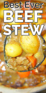 Vegetable beef stew is the perfect combo of tender beef and fresh veggies in a savory beefy tomato base, that's full of vegetables, rich flavors, easy to make and in just one pot! Delicious Slow Cooked Meal To Prepare In Advance For A Dinner Party Or Weekend Dinner B Cooking Recipes Healthy Slow Cook Beef Stew Cooking Recipes For Dinner