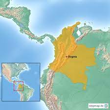 Find your route across philippines; Stepmap Bogota Landkarte Fur Kolumbien