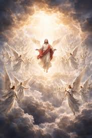 Luke 2: 13-14 And suddenly there appeared with the angel a multitude of the  heavenly army of angels praising God and saying, “Glory to God in the  highest, And on earth peace