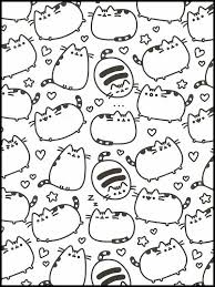 Get now the lovely sheets featuring pusheen and her family and friends. Pusheen Coloring Book 64