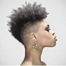 This is perfect for mature women who are going gray and want to sport a hairstyle that looks appropriate, quite natural and stylish at the same time. 40 Mohawk Hairstyles For Black Omen Tapered Natural Hair Natural Hair Styles Mohawk Hairstyles